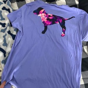 Vs pink front pocket tee